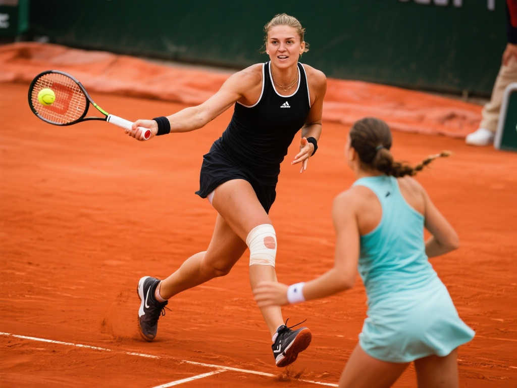 莱巴金娜连丢两盘惜败斯维托莉娜，无缘马德里WTA1000赛32强